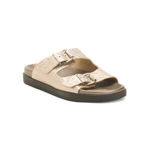 PLAKTON Nude Made In Spain Hotelre Comfort Footbed Sandals